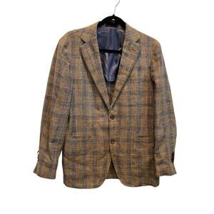 Suitsupply  E. Thomas blazer brown plaid pattern Size:24